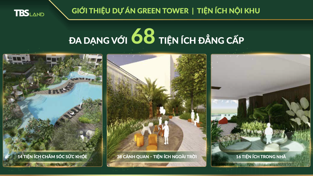 Tiện ích nội khu Green Skyline | TBS Land