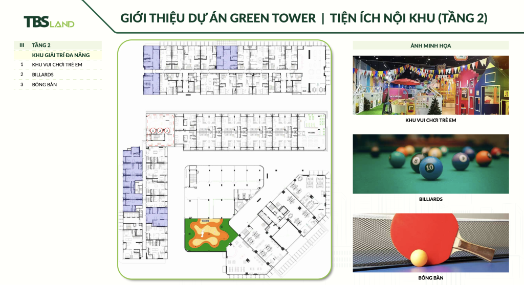 Tiện ích nội khu Green Skyline | TBS Land