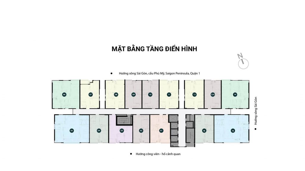 Mặt bằng tầng dự án River Panorama